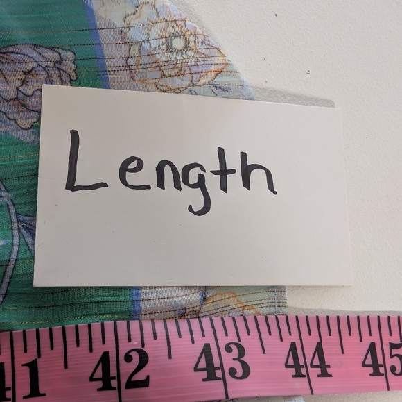 LC Lauren Conrad Lavender Floral Wrap Maxi Dress with Green Border Size XS - Picture 8 of 10